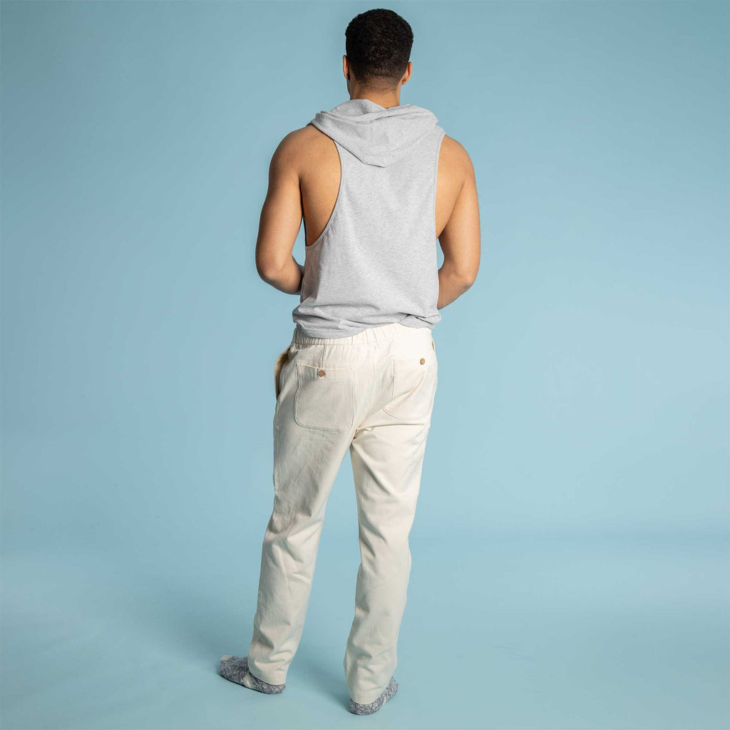 100% cotton hoodie tank top
