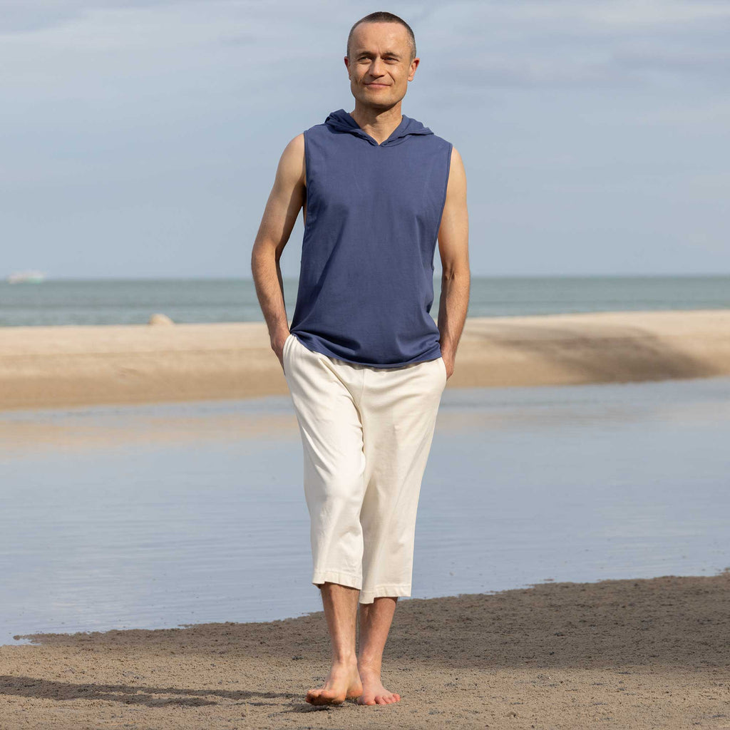 Plastic-free organic long shorts