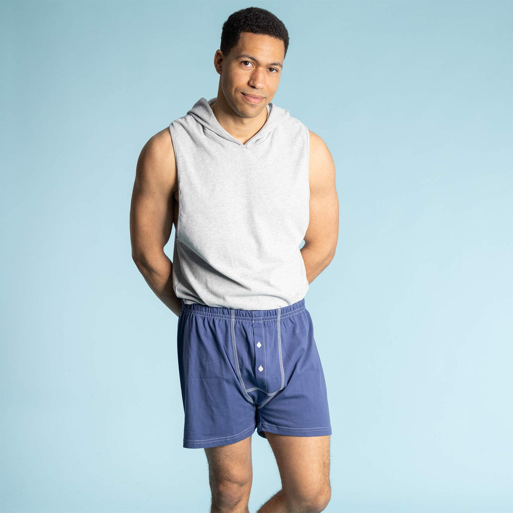 100% organic cotton tank top with hood