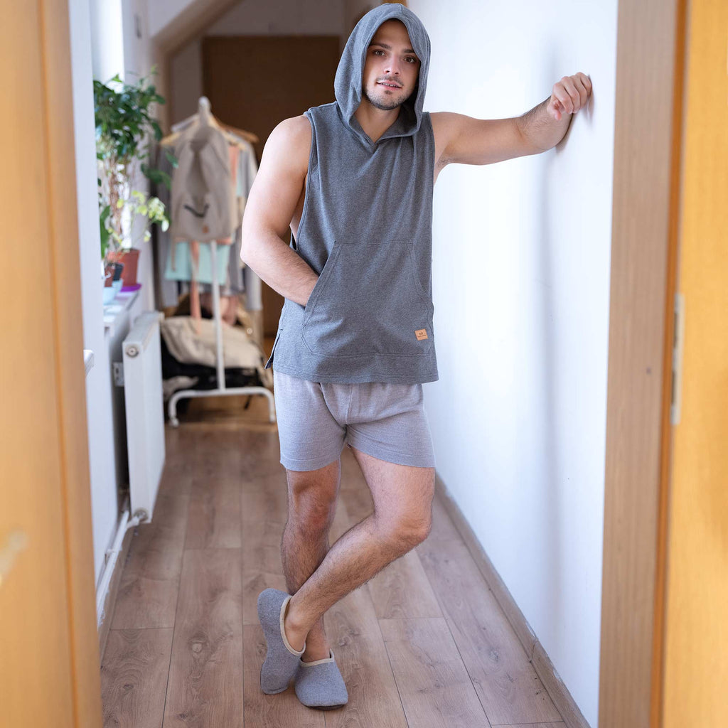 100% organic cotton boxer tank top