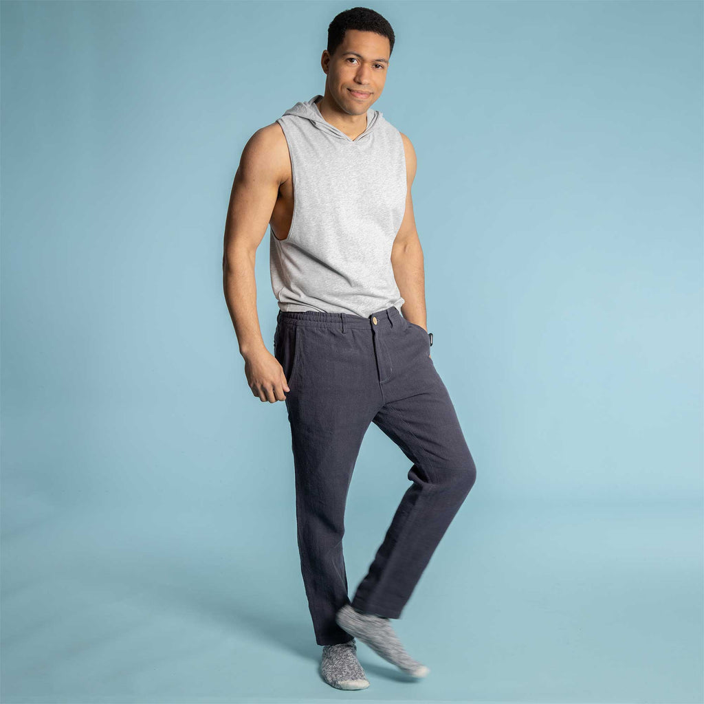 100% organic pima cotton hoodie tank top