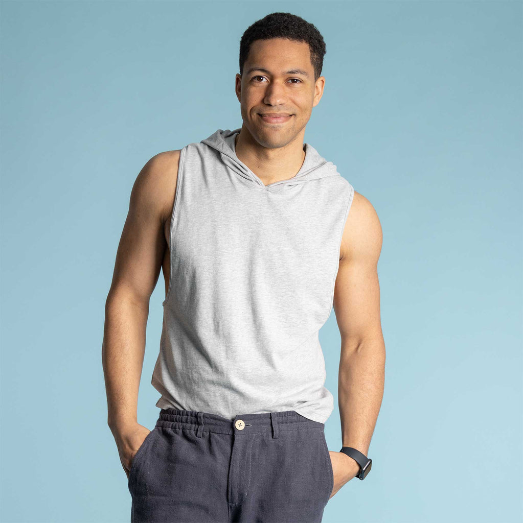 organic cotton boxer tank top