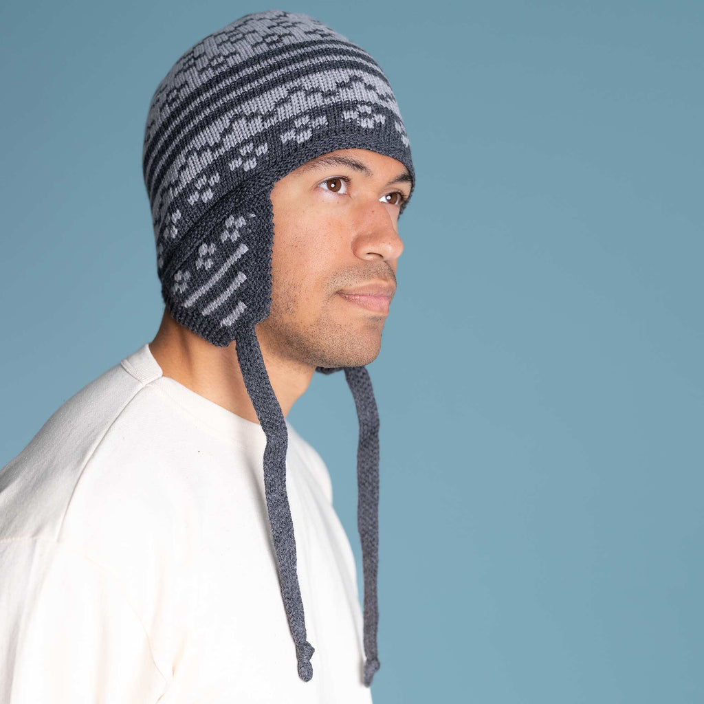 100% organic merino wool winter hat