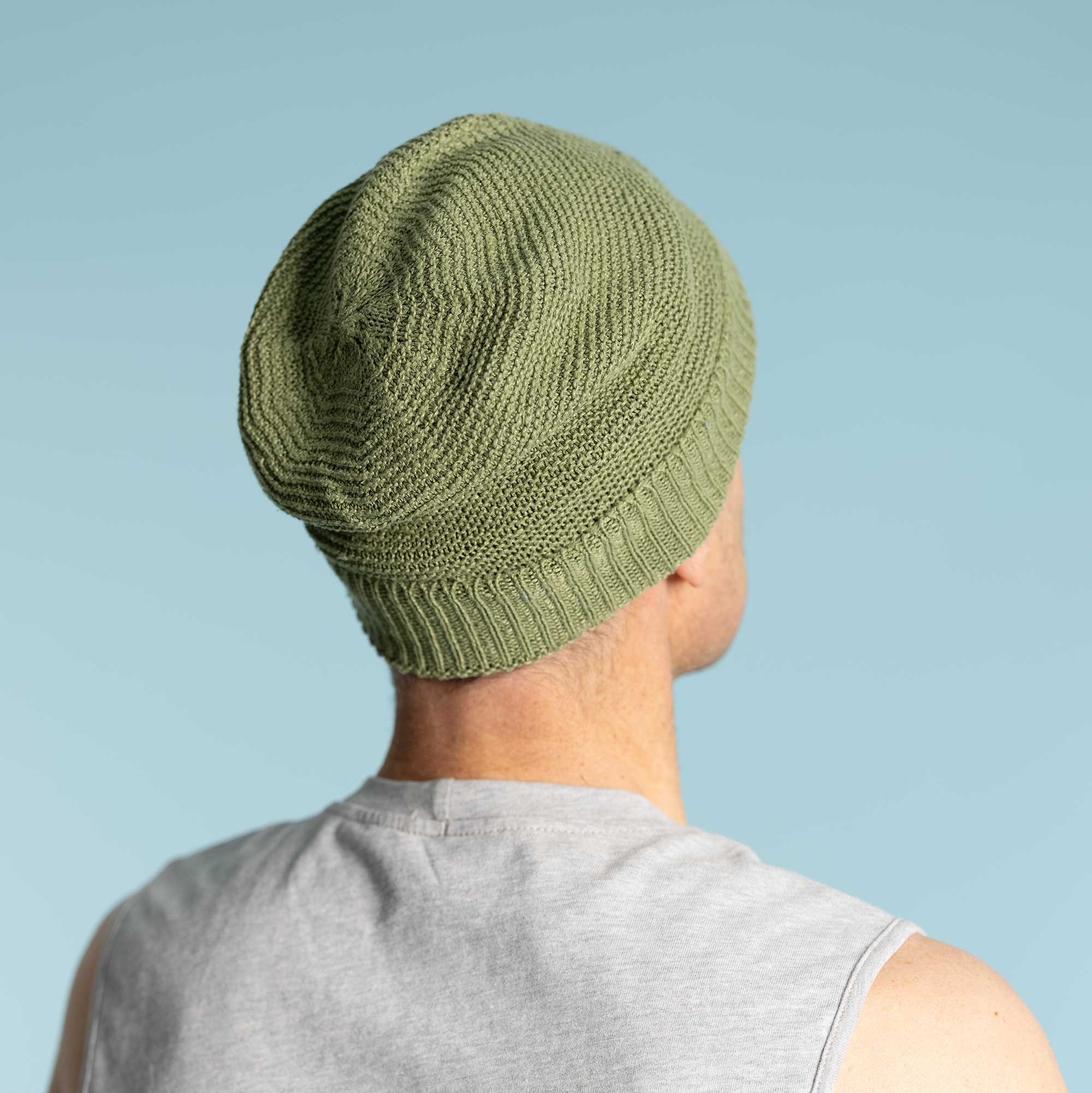 2024 Hand-Knit “Mist” Cozy Beanie