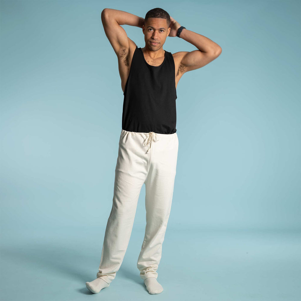 100% organic cotton lounge pants made in USA