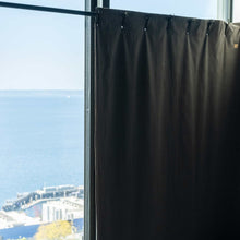 Load image into Gallery viewer, 100% organic cotton blackout curtain pec-free synthetic-free