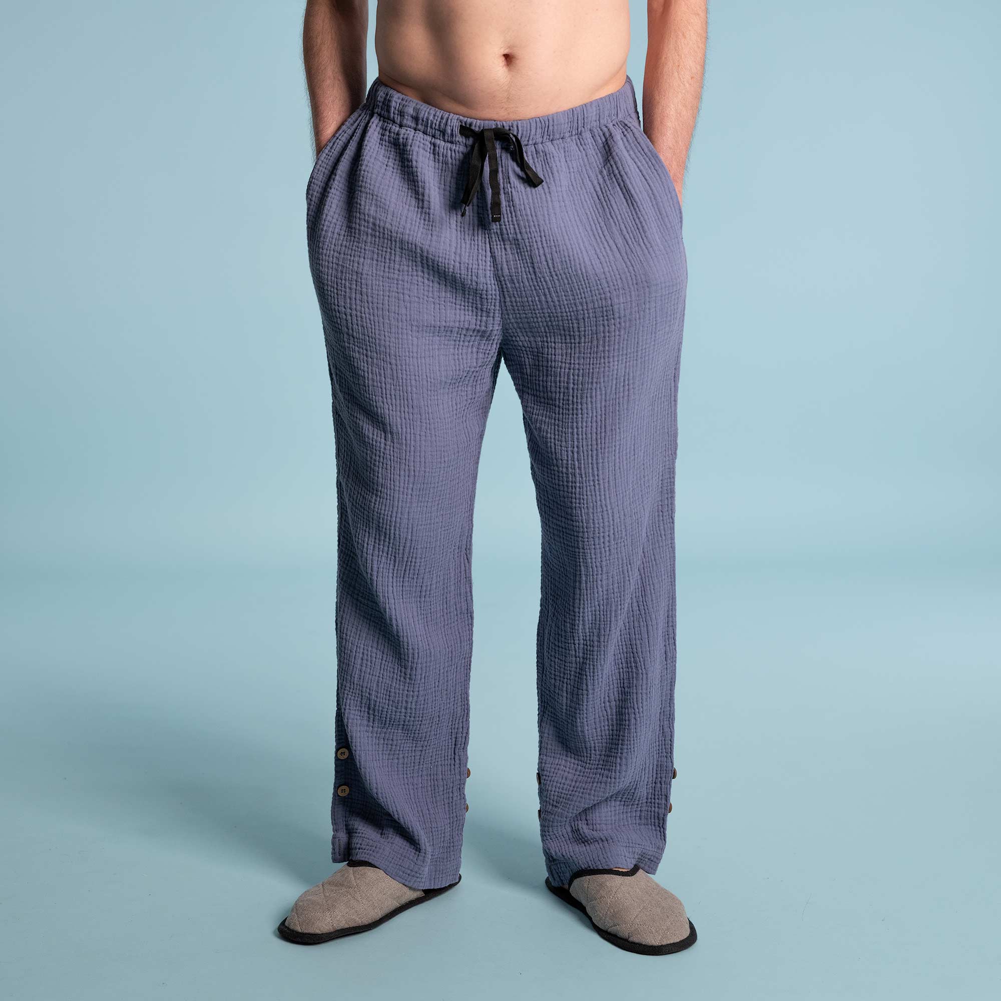 100% Organic Cotton Double-Gauze Lounge Pants (Unisex