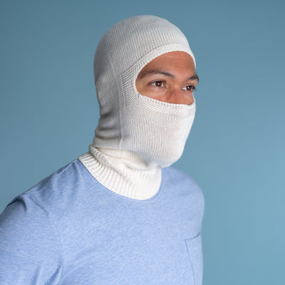 100% organic merino wool balaclava