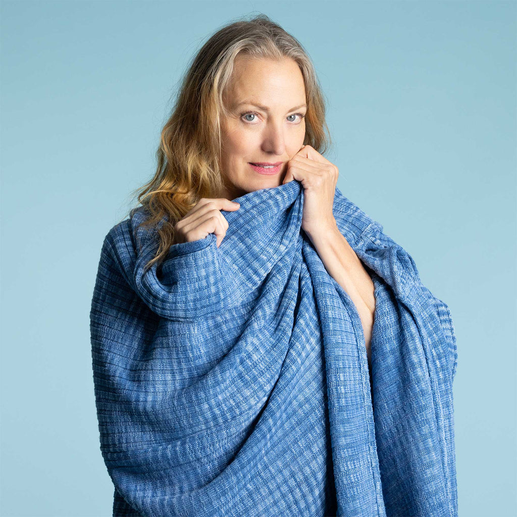 organic linen blanket