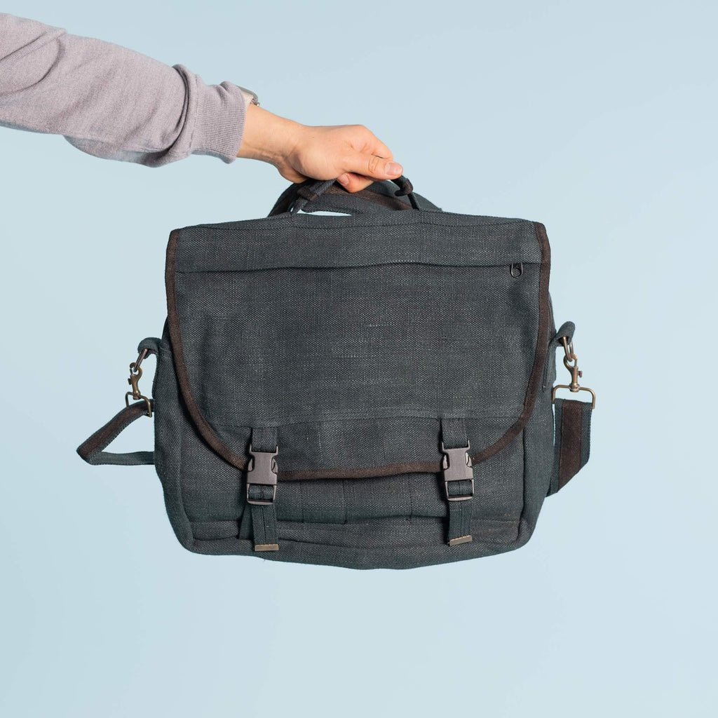 Organic Hemp Courier Bag