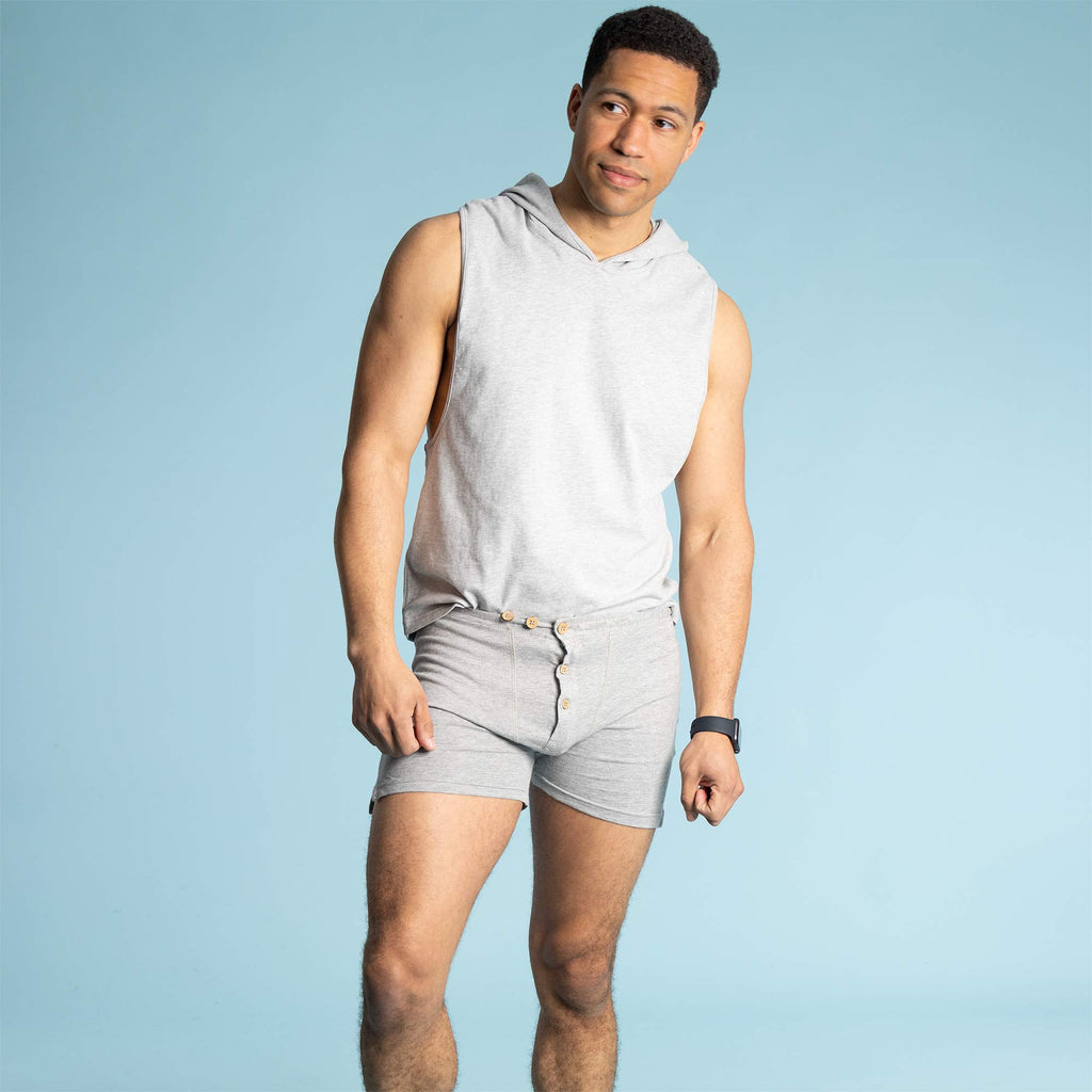 100% organic cotton hoodie tank top