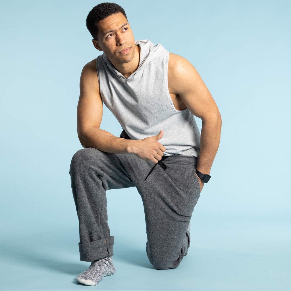 organic cotton hoodie tank top