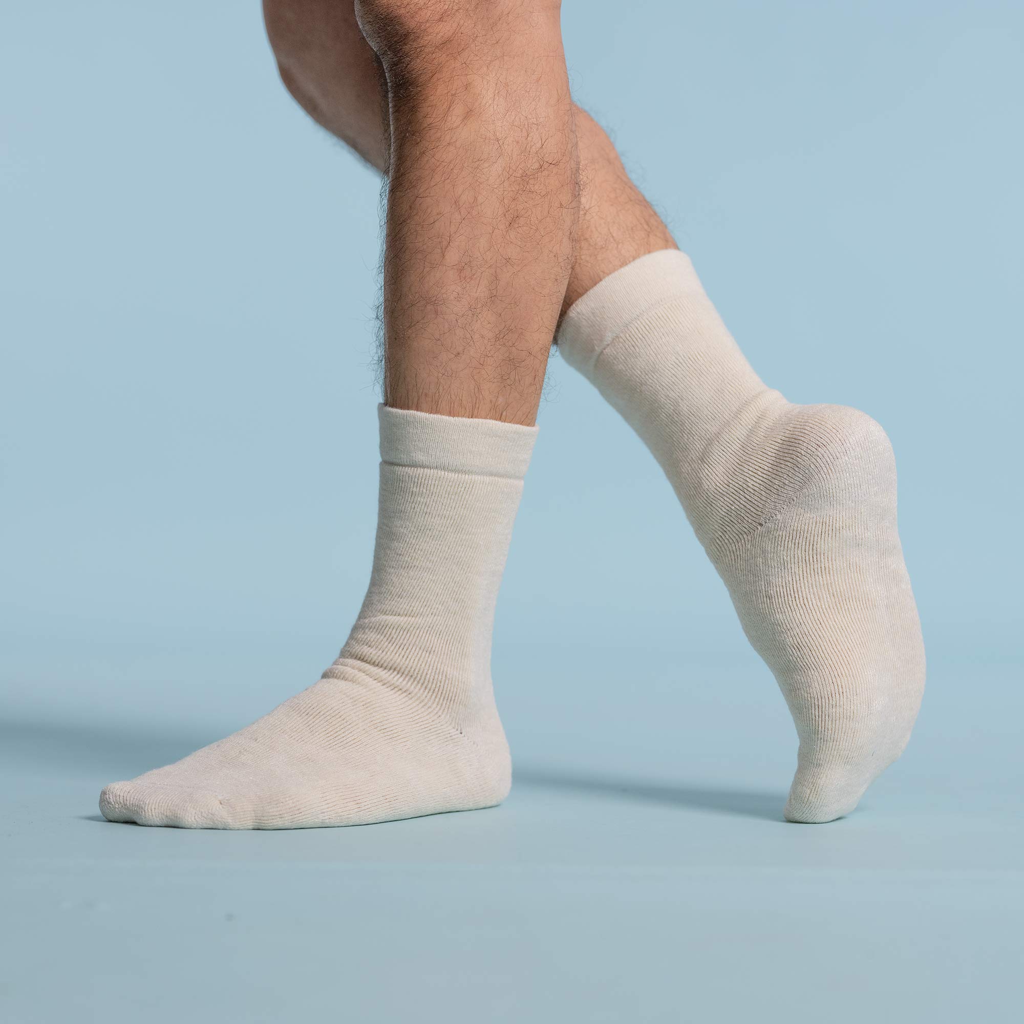 99% Organic Hemp Terry Socks - 100% Biodegradable, Breathable