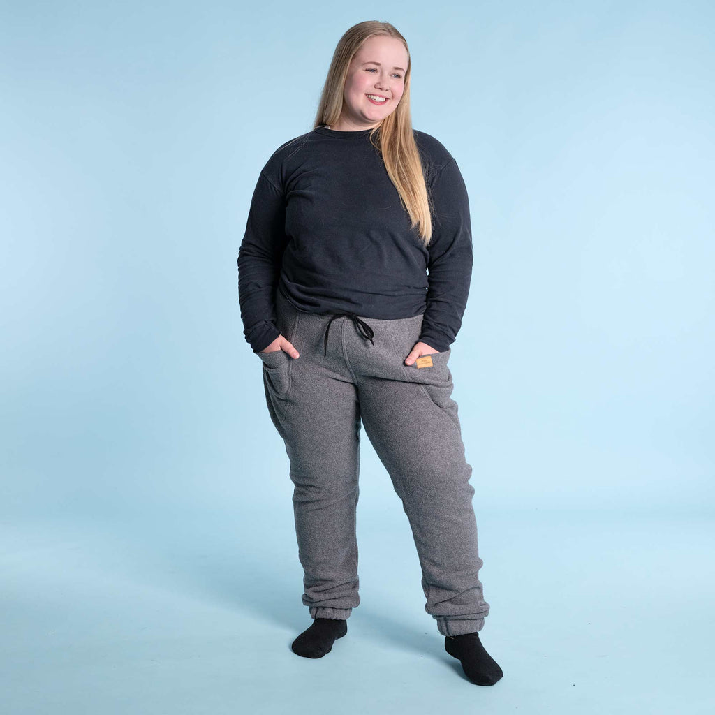 100% organic cotton fleece joggers