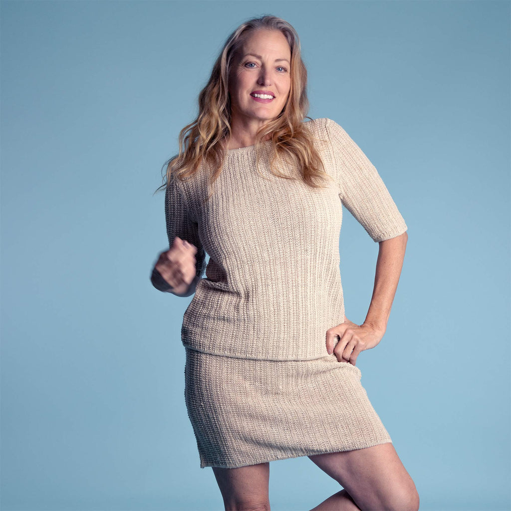 Organic Linen Knit Top