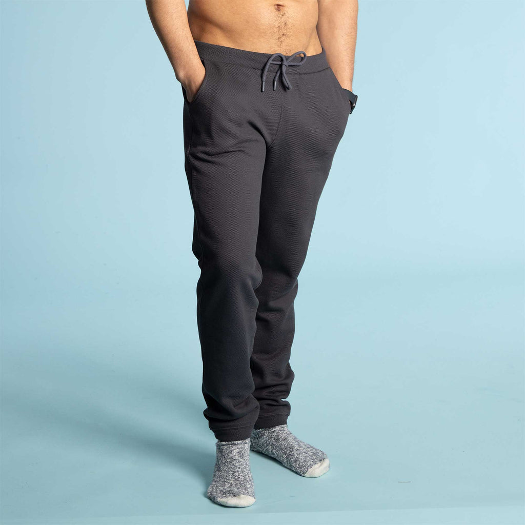 organic cotton knit lounge pants