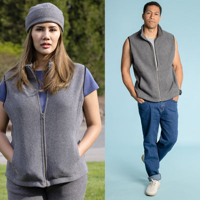 organic cotton winter vest