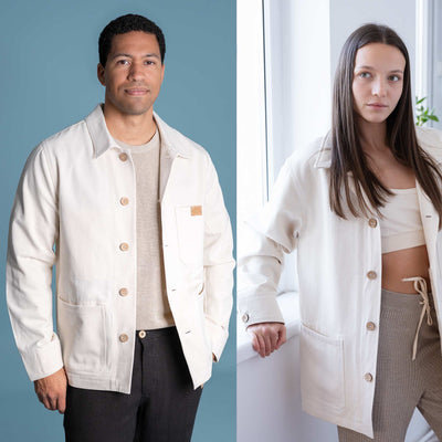 100% organic cotton work jacket