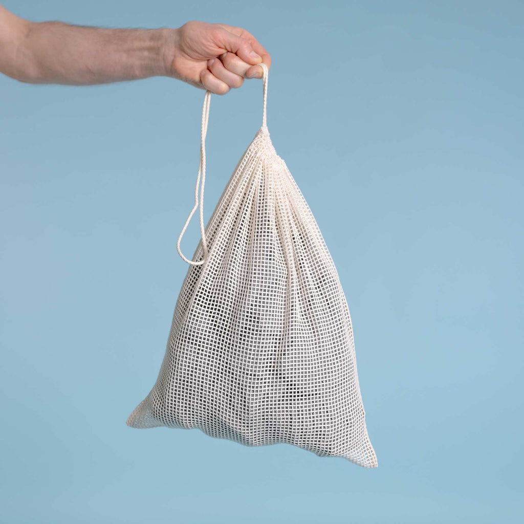 biodegradable organic cotton mesh bag