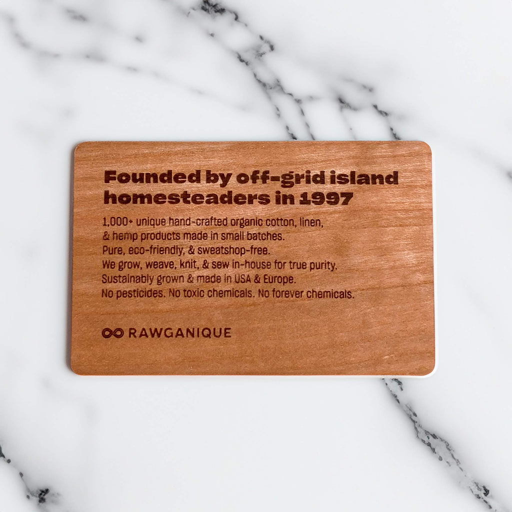 plastic-free RFID-blocking card
