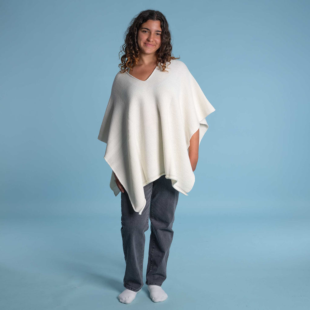 organic merino wool poncho