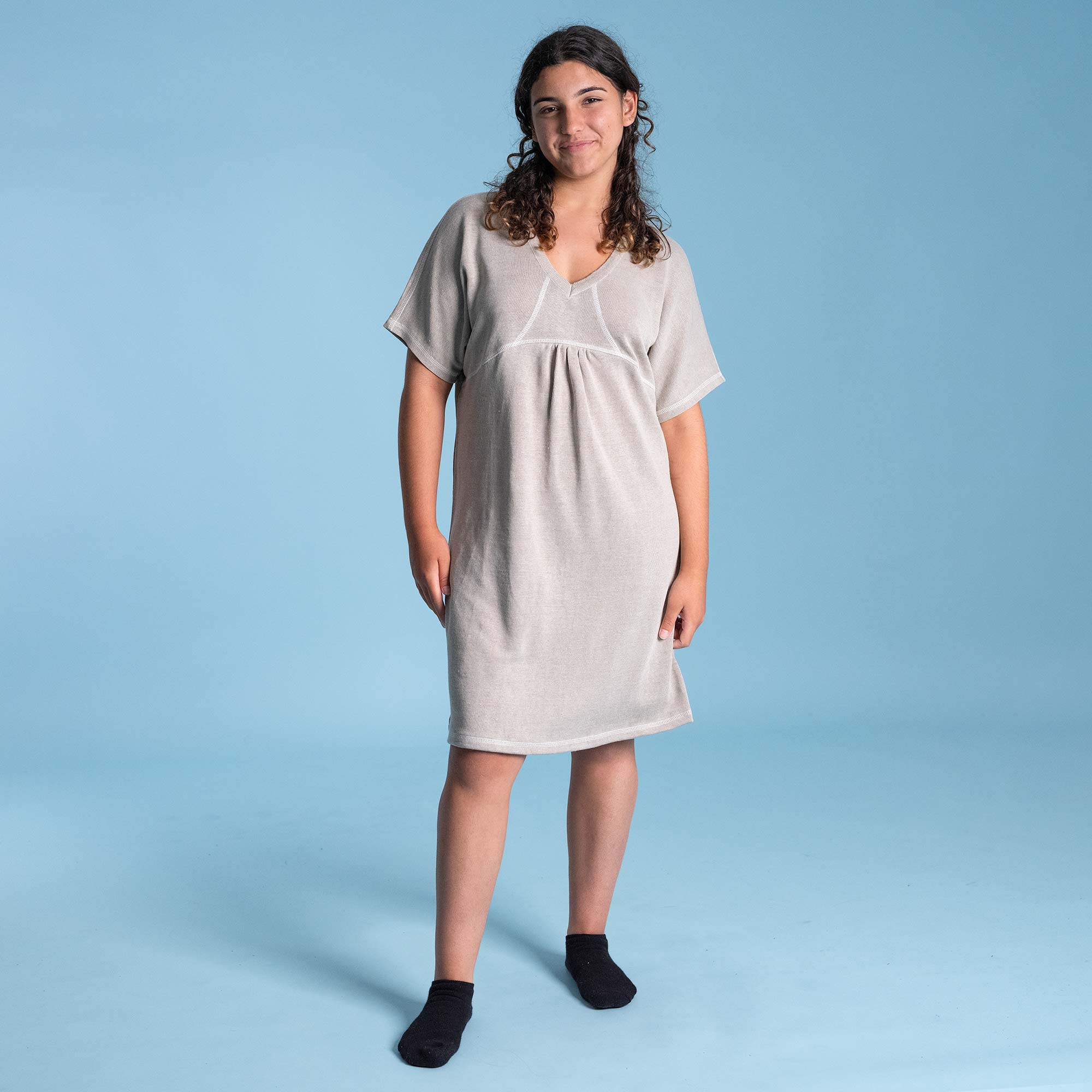 100% Organic Linen Nightgown Natural / Medium 100% Organic Linen Nightgown Natural / Medium