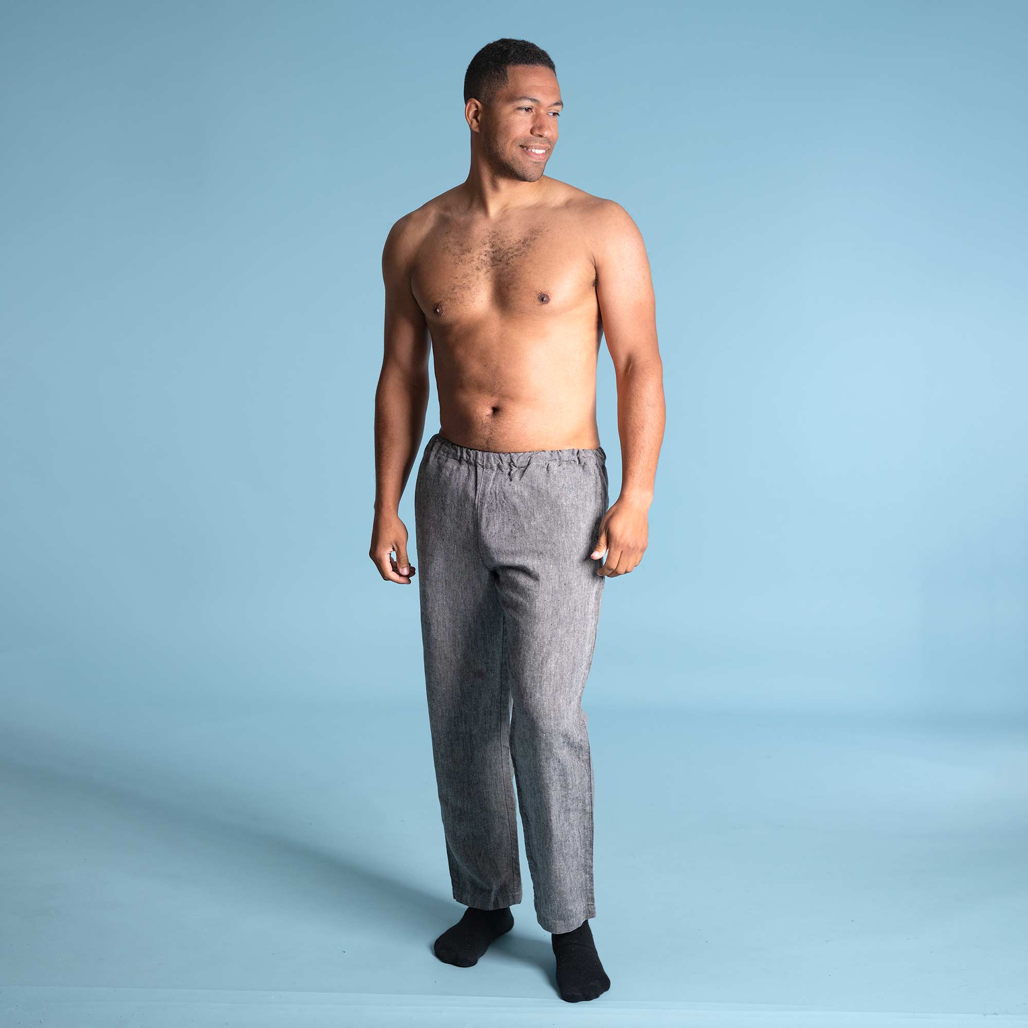 vital pure linen roped tuck pants リネンパンツ RE MADE IN TOKYO JAPAN（アールイーメイドイントウキョウジャパン