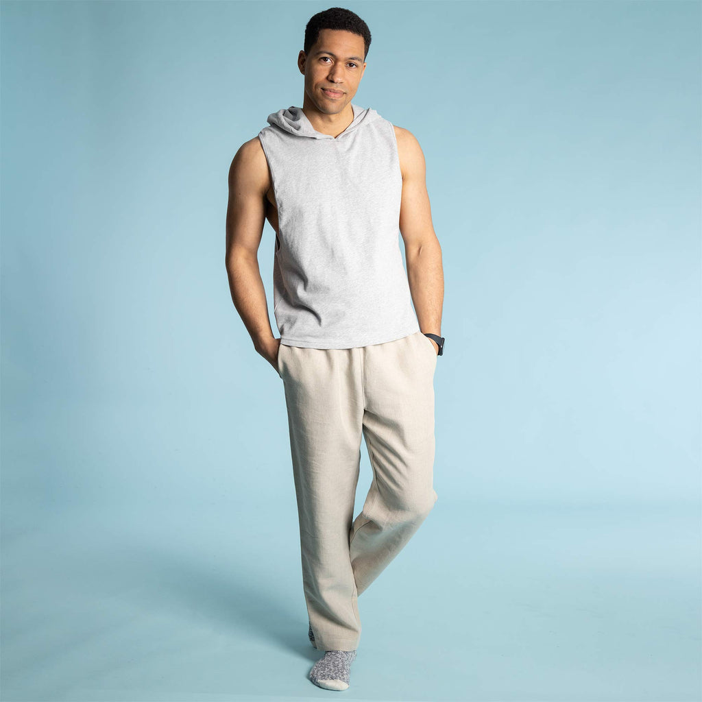 organic cotton hooded tank top