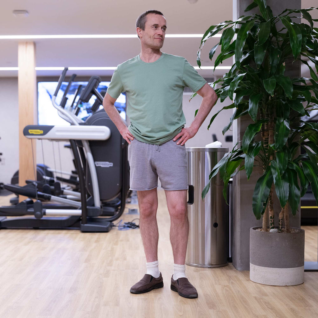 NEW ZEALAND 100% Organic Merino Wool Lounge Shorts (Back Pocket, Covered Organic Elastic Waist, No Polyester, No Synthetics) (100% Biodegradable)
