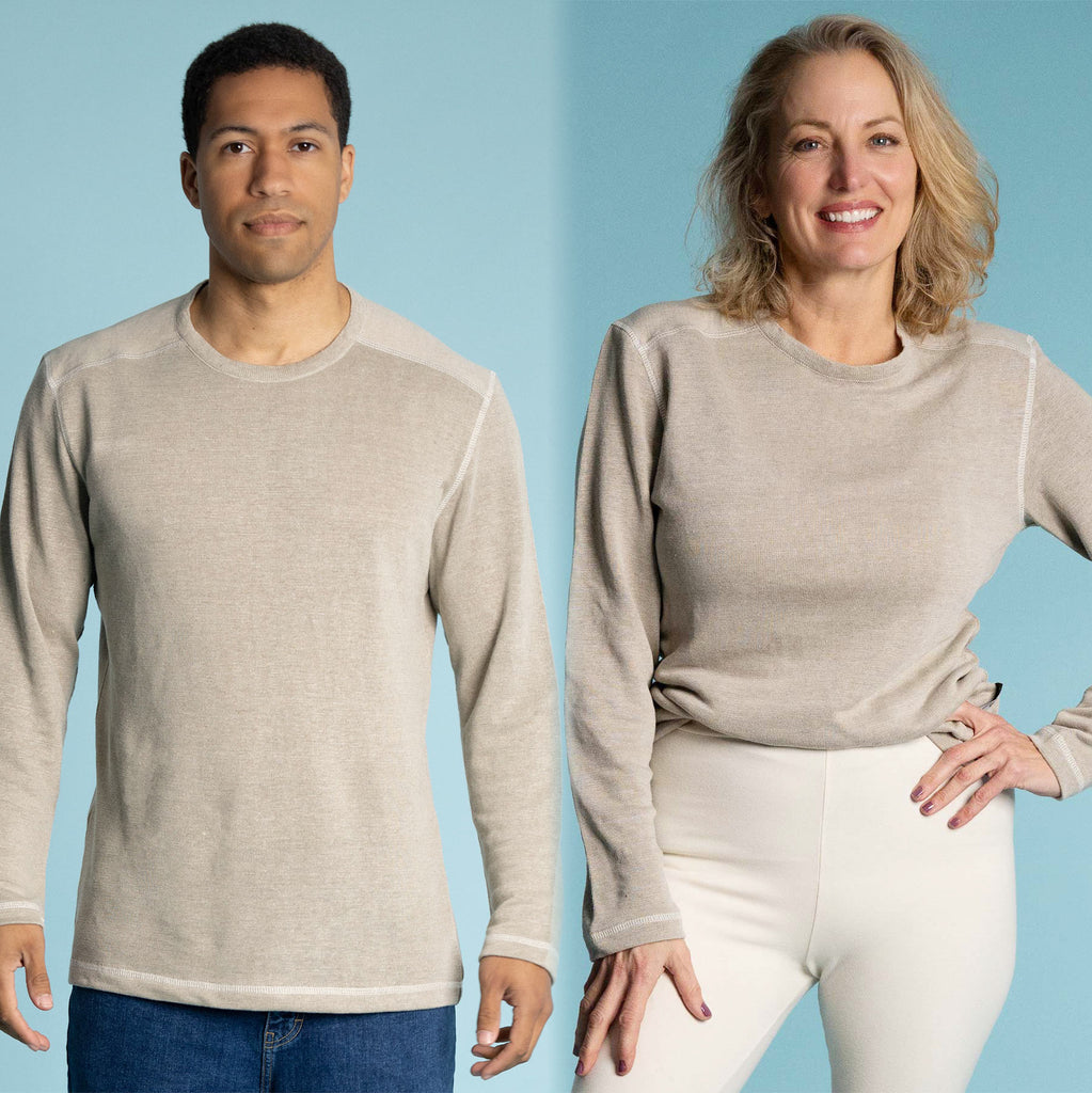 100% linen knit shirt