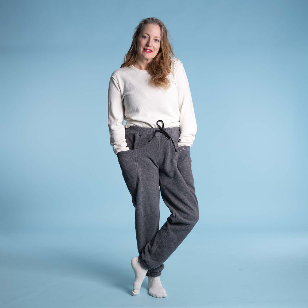 100% organic cotton fleece joggers