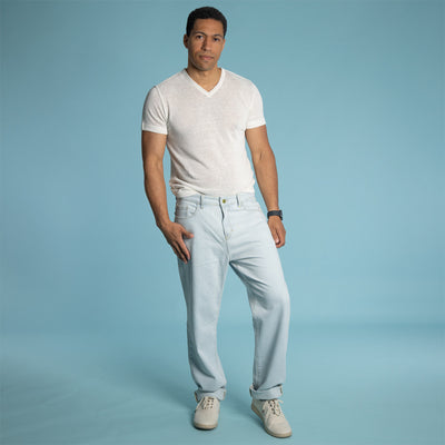 organic cotton indigo dyed jeans