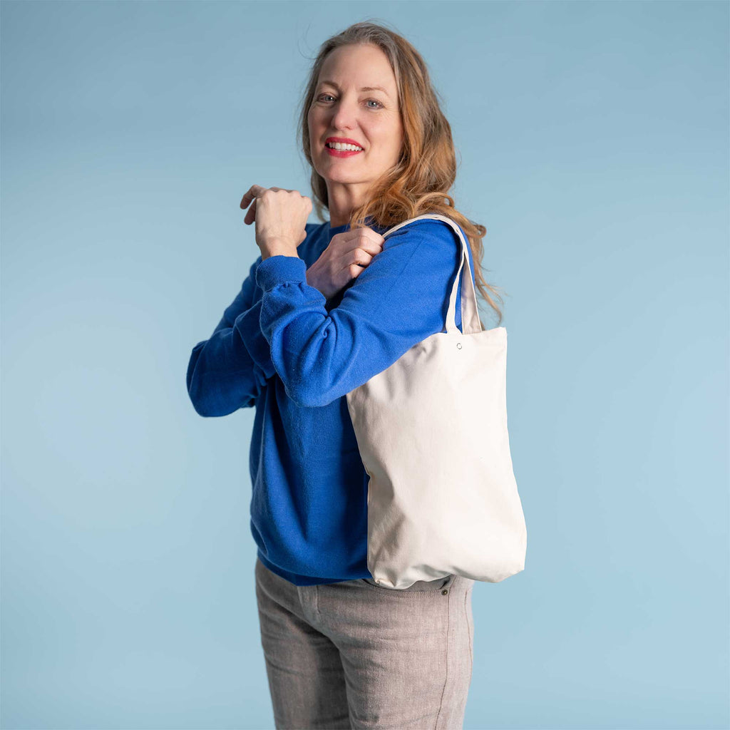 100% organic cotton shopping bag