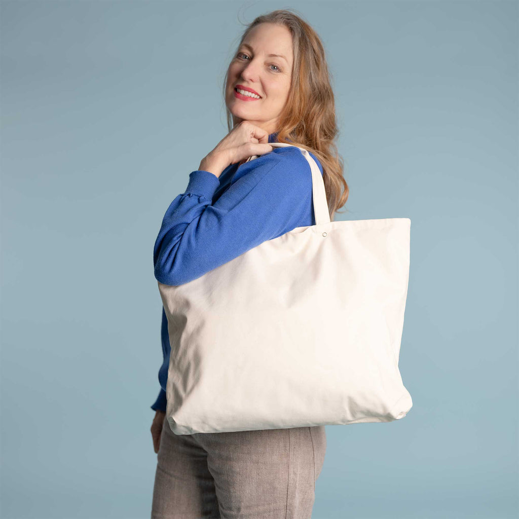 plastic-free cotton shopping bag