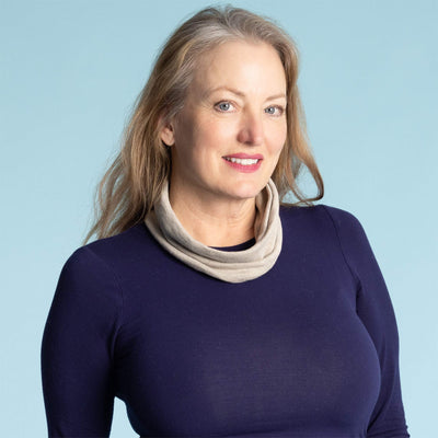 VERONA Elastic-Free 100% Hemp Knit Eyeshade / Headband / Ear Warmer / Neck Warmer (Plastic-Free) (OC Thread) (Handmade in USA) (100% Biodegradable)