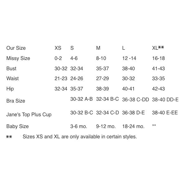 JEN’S Organic Cotton Bra Top (Grown & Made in USA) (87% Biodegradable)