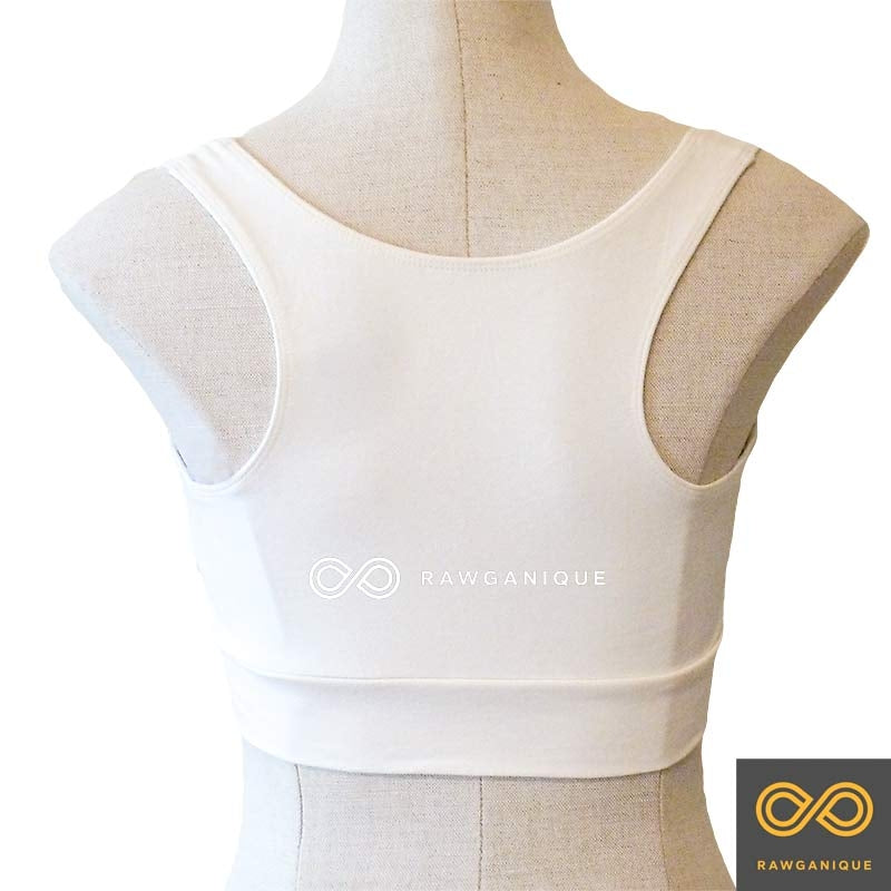 KIRA Organic Cotton Bra Top (Great For Nursing) (Grown & Made in USA) (87% Biodegradable)