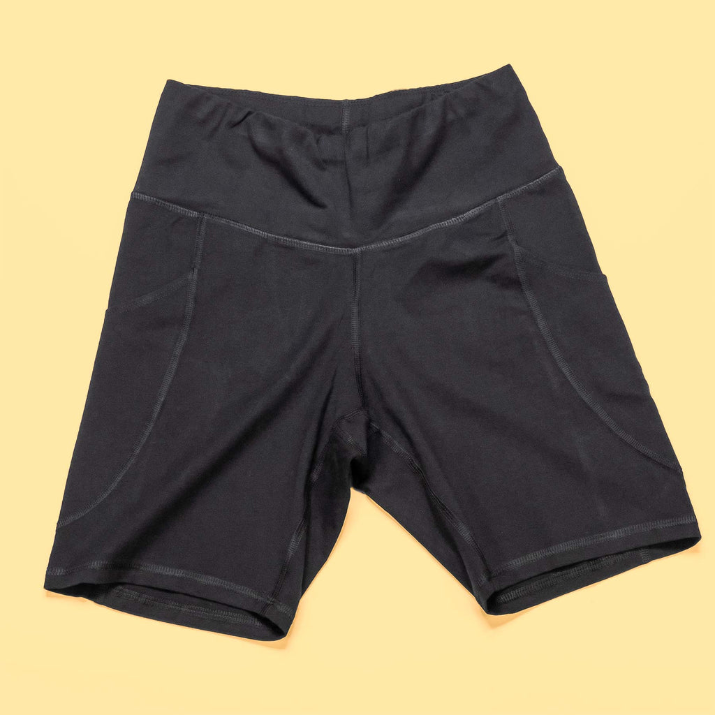 organic cotton fitness shorts