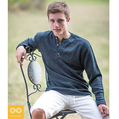 100% hemp henley