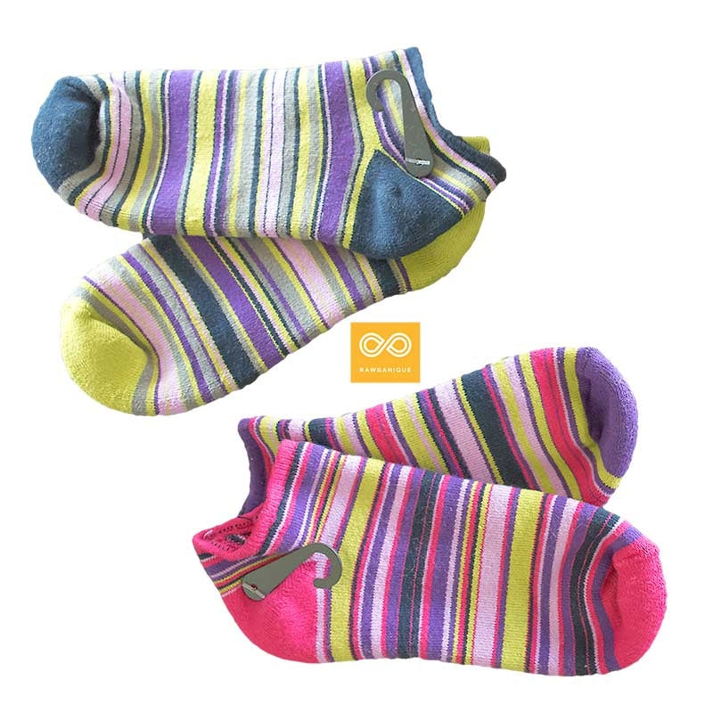 Organic Cotton Socks (Infants & Kids) (Made in USA) (77% Biodegradable)