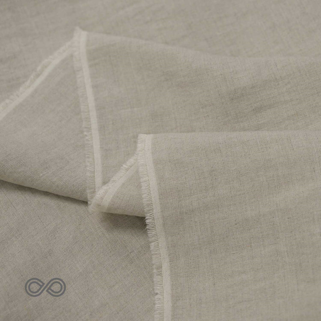 100% organic French linen fabric
