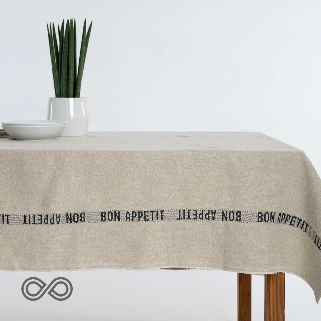 100% Organic French Linen Heritage Table Cloths (Chemical-free)