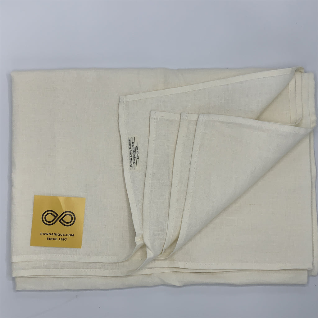 100% Organic French Linen Heritage Table Cloths (Chemical-free)