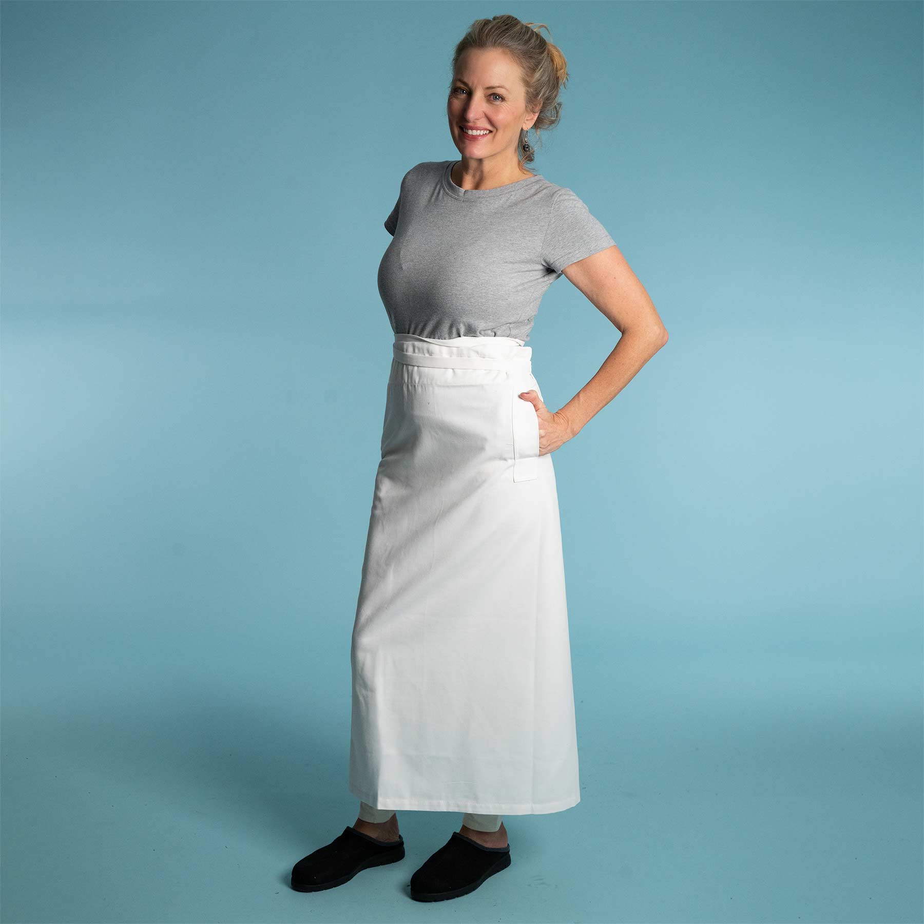 Organic Cotton, Linen, Hemp Bistro Aprons by Rawganique.co