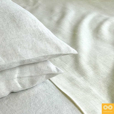 Fine 6.35oz Parisian Organic French Linen Bed Sheets (99.9% Biodegradable)