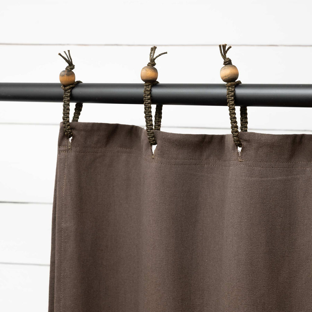 organic cotton blackout curtains