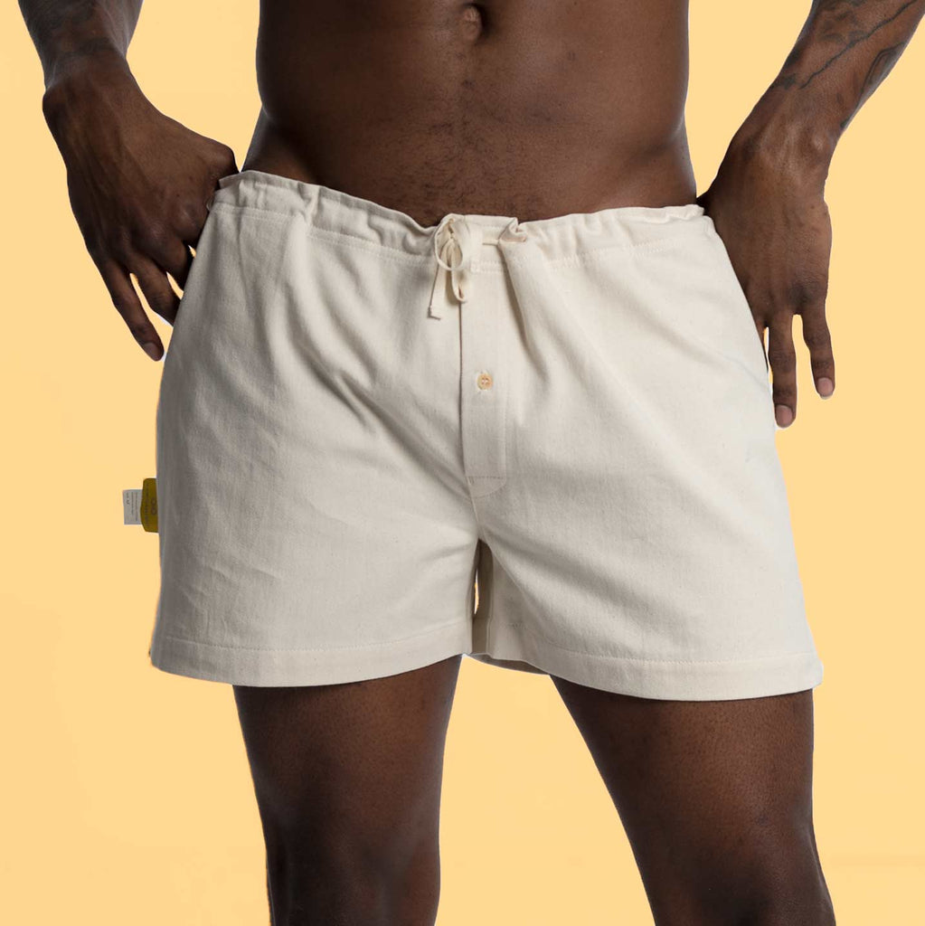 elastic-free organic cotton boxers