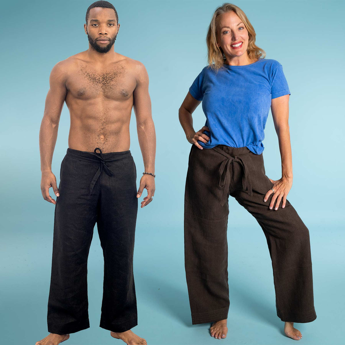 3 for $49! Sky Blue Cassi Side Pockets Workout Leggings Yoga Pants