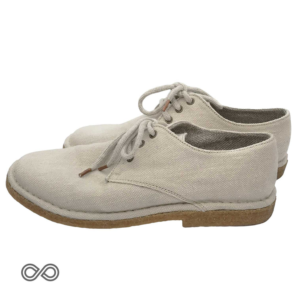 DOCKLANDS Handmade Hemp Moccasins (Unisex) (Natural Rubber Sole) (99% Biodegradable) (Discontinued)