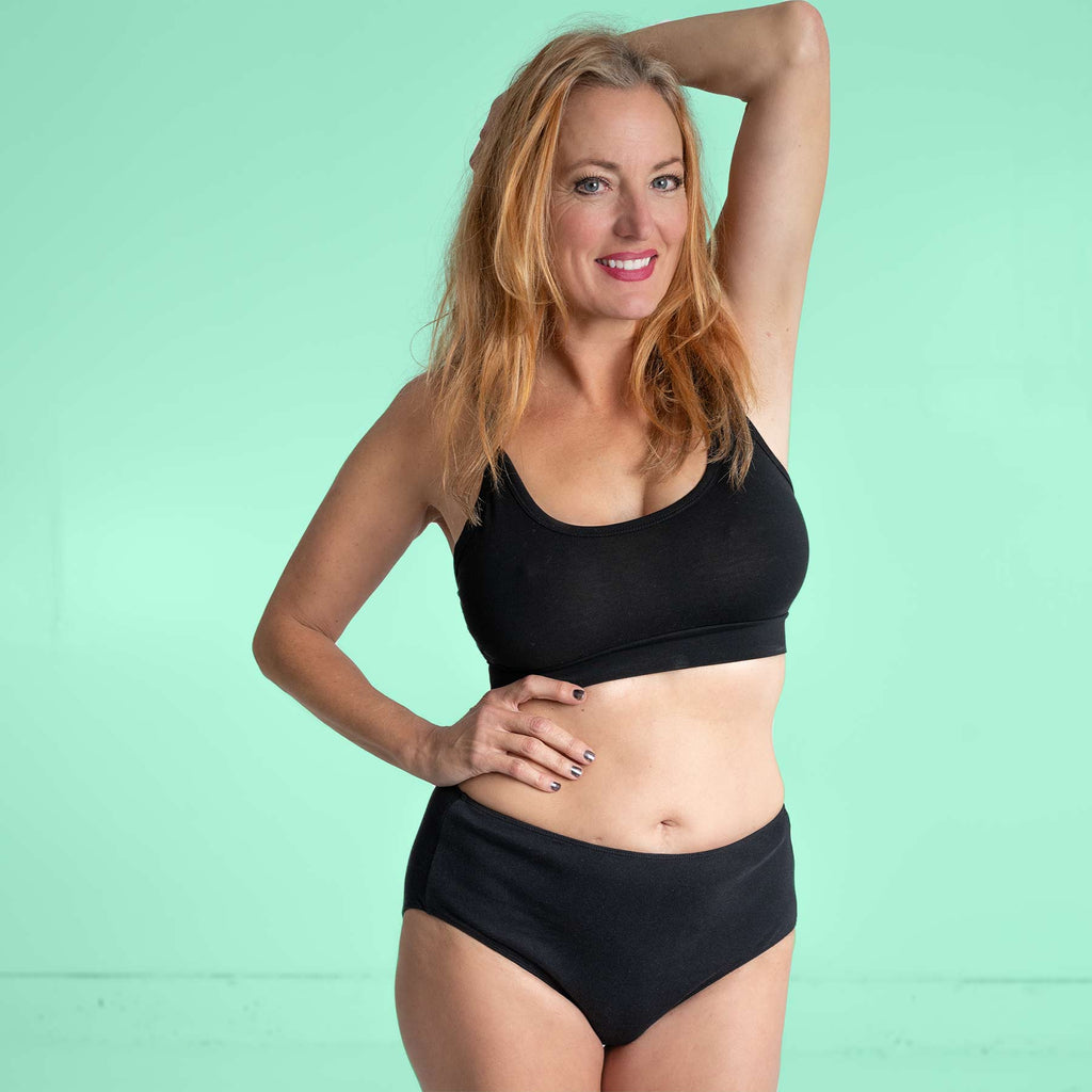 organic cotton full cut panty